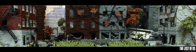 Illustration for article titled The Last Of UsĀ Remade In Giant LEGO Build